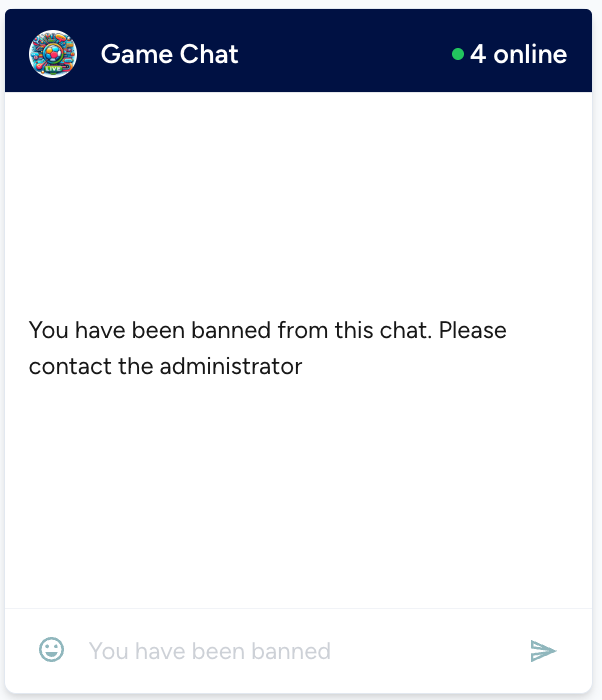 Banned fan