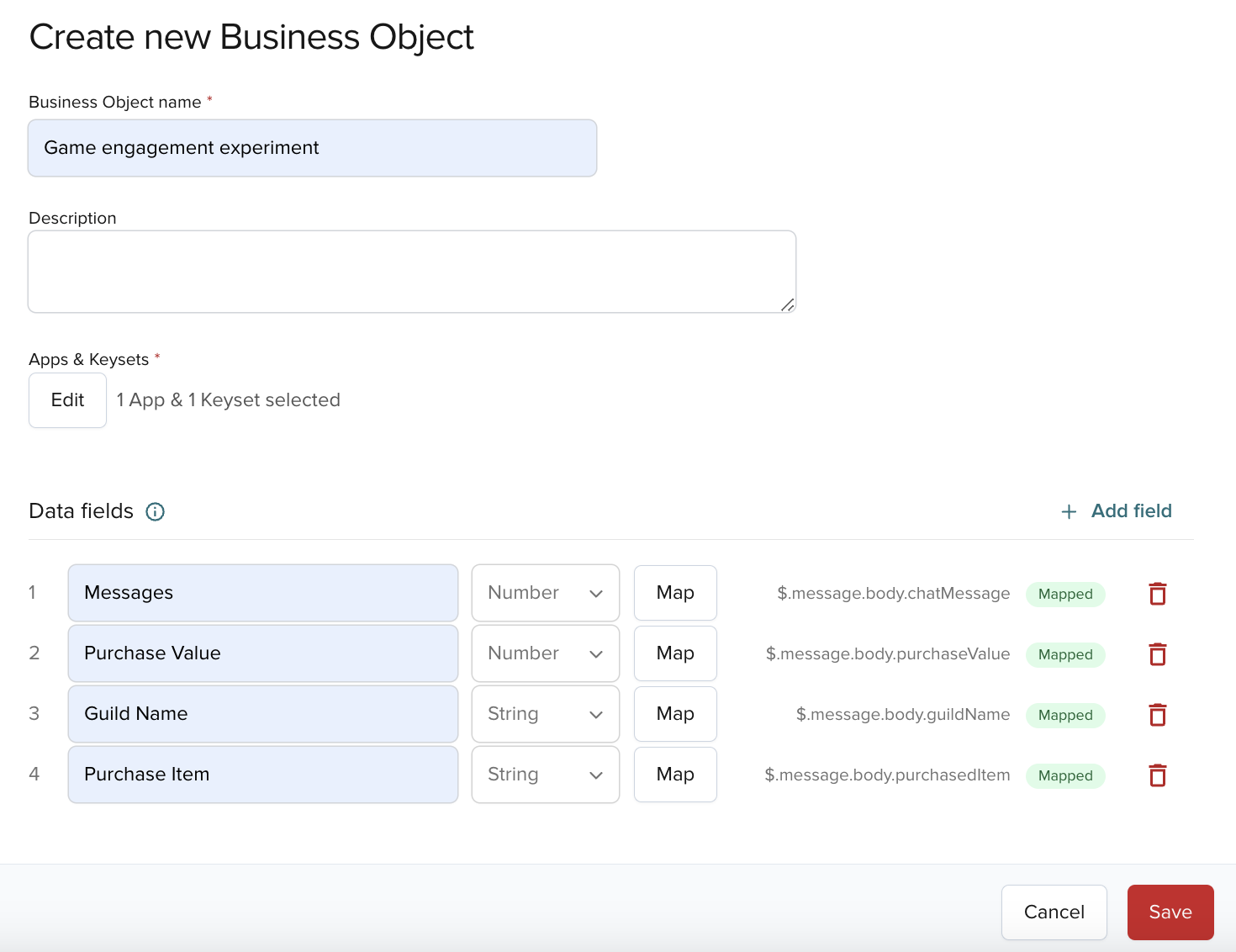 Complete Business Object