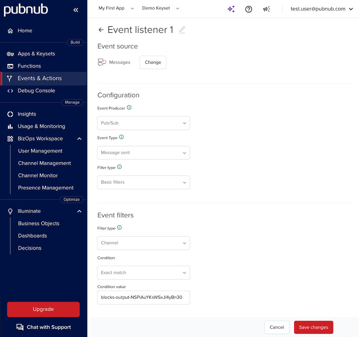 Export logs through E&amp;A