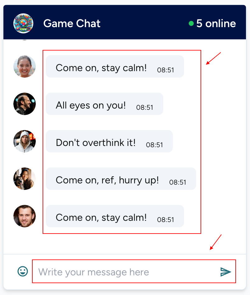 Sending and receiving messages