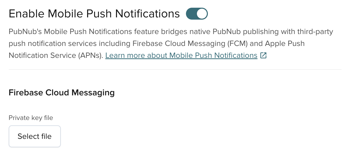 Admin Portal Upload Private Keyset File