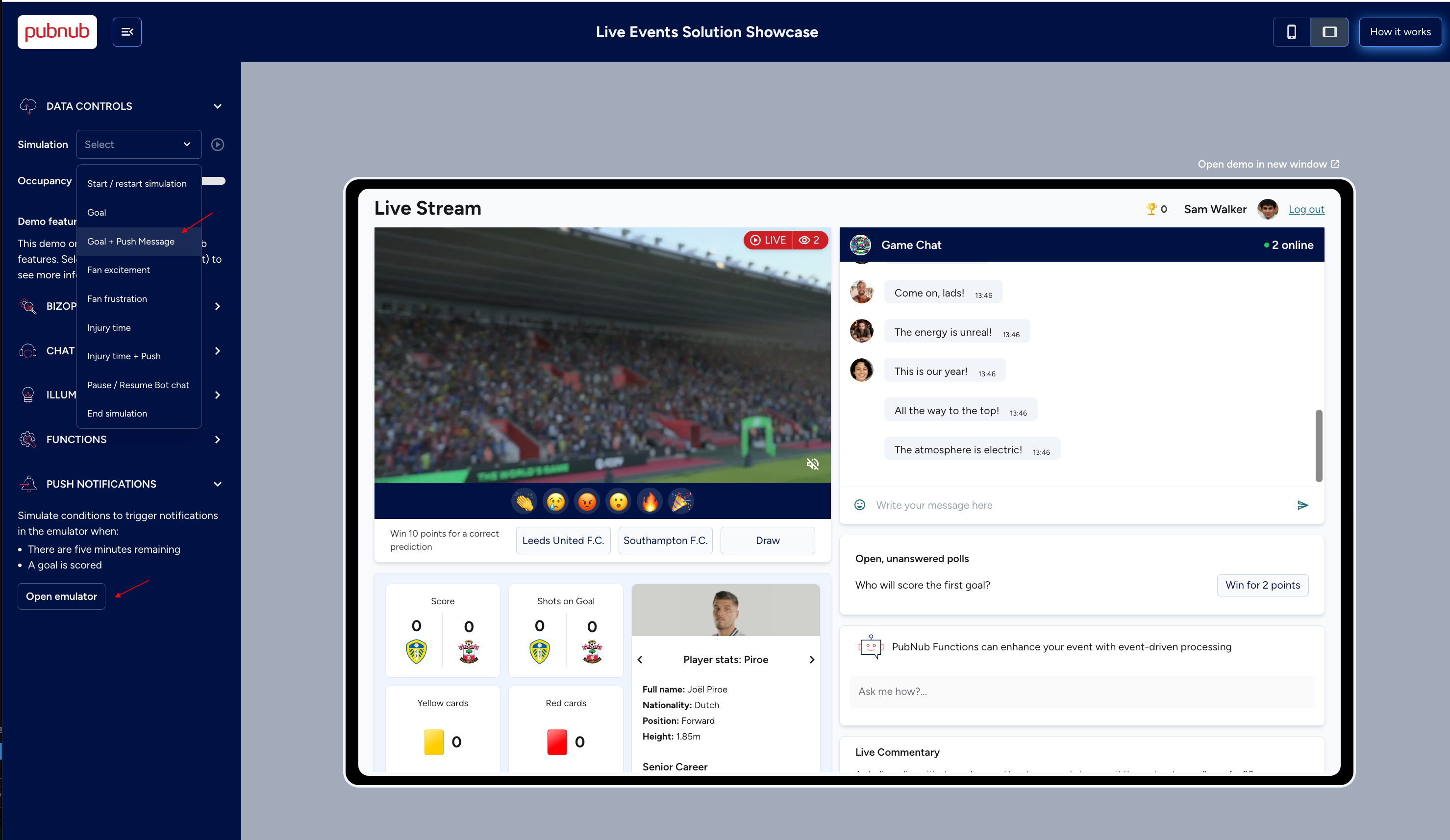 Push Notifications demo